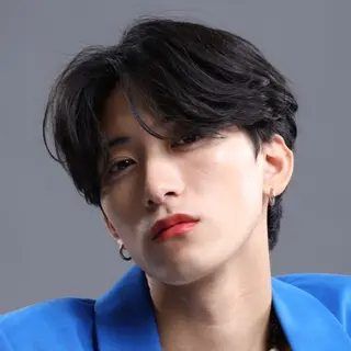 パーマ メンズ メンズ特化/パーマ/ ブリーチ/福島 千颯のヘアスタイル