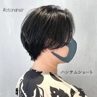 ショート カラー DX SHARE SALON所属・matka白髪ぼかし 大人ヘア/KEIKOのヘアスタイル