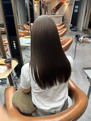 ロング 韓国/レイヤー/ 透明感🩶ひかる🩶のヘアスタイル