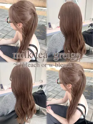 カラー ダブルカラー特化✨ /透明感カラーゆりあのヘアスタイル