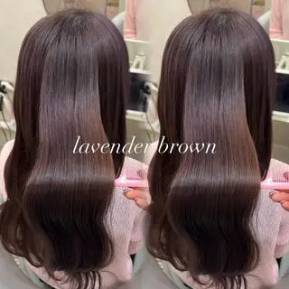 ロング カラー うる艶カラー×韓国 ヘア/Yumi🎀のヘアスタイル