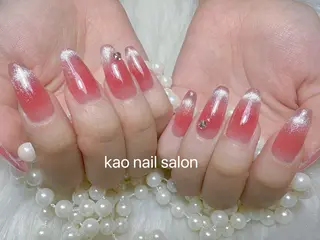 ネイル kao nail マグネット/長さだしのネイルデザイン