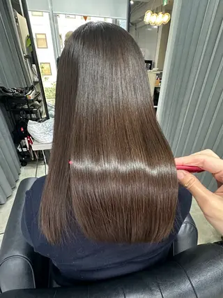 ロング カラー 韓国ヘア✨美髪矯正✨ 渋谷 etoraのヘアスタイル