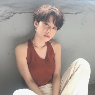 ショート 🌈デザインヘア職人 Kaede🌈のヘアスタイル