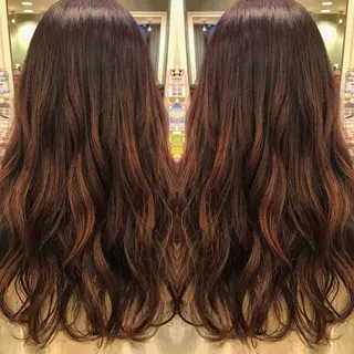 ロング カラー box mico. mutsumiのヘアスタイル