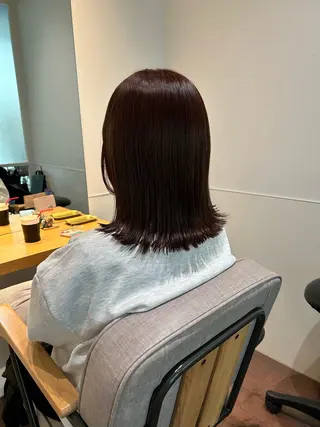 ショート カラー gotoday　shaire　saron所属・miu. ボブ/透け感カラーのヘアスタイル