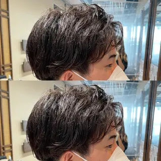 パーマ メンズ 三好春奈 /イルミナカラーのヘアスタイル