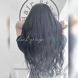 セミロング カラー 川越 輝梨奈のヘアスタイル