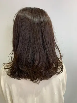 ミディアム カラー ヘアアレンジ 近藤千翔🩵 髪質改善Periodのエステ・リラクイメージ