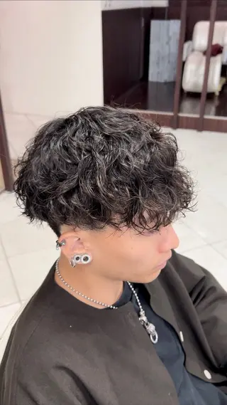 パーマ メンズ サロンド エフ真壁店所属・酸性ストレート特化 メンズも歓迎 細谷のヘアスタイル