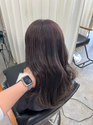 セミロング カラー 中山 琴葉のヘアスタイル