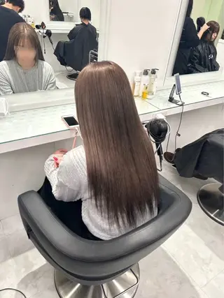 ロング カラー ハイトーン/韓国 レイヤー/るか🎀のヘアスタイル