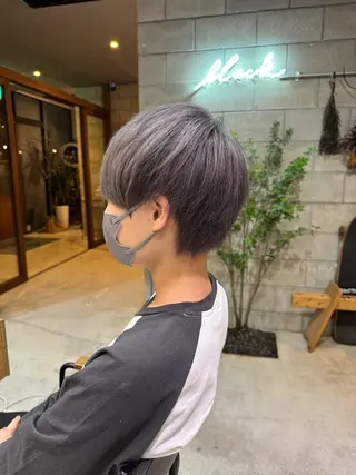 ショート 岡崎/髪質改善/ ハイトーン/鈴木進のヘアスタイル