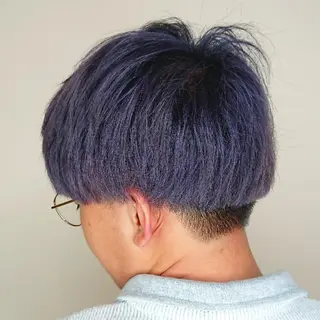 メンズ カラー パーマ ブリーチ/ヘアケア/ 艶髪/イギチハルのヘアスタイル