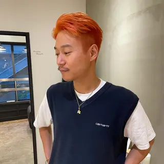 カラー メンズ ブリーチ/レイヤー 🌻Mutsumiのヘアスタイル