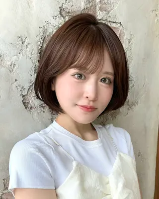 ショート カラー 💍新宿ショート 💍岩田莉奈のヘアスタイル