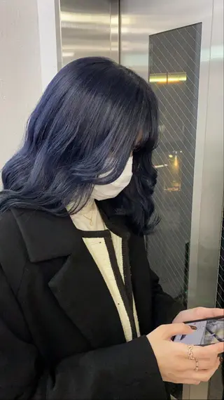 セミロング カラー ヘアアレンジ 韓国/ハイトーン/ ボブ🎀MIKU🎀のヘアスタイル