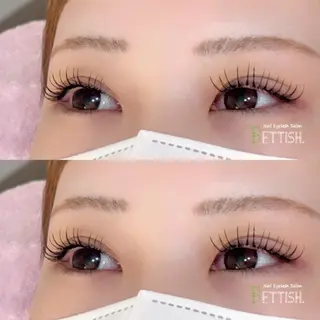 マツエク・マツパ BETTISH🩵 SERIのマツエク・マツパデザイン