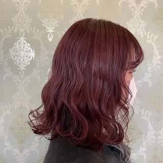 セミロング カラー EARTH中島 秋桜久のヘアスタイル