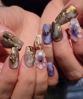 ネイル 3dパーツ/流行り 👧shushu❤️のネイルデザイン