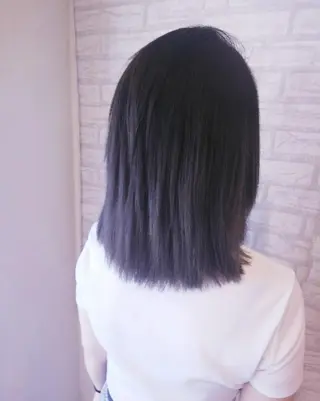 カラー ミディアム JIL BLAN 京都所属・RU RIのヘアスタイル