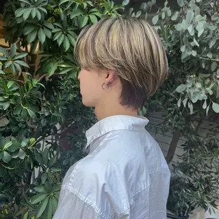 カラー メンズ 松田卓也🌟美髪矯正 🌟小顔🌟艶髪のヘアスタイル