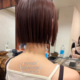 ミディアム カラー パーマ ⌇🌹透明感カラー 🌹ᴍᴇɢᴜᴍɪ ⌇のヘアスタイル