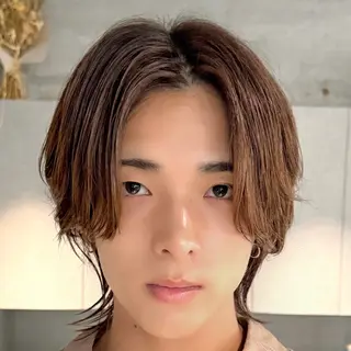 メンズ GO TODAY シェアサロン　原宿　Verno店所属・センターパート特化/ メンズカット/ヒロキのヘアスタイル