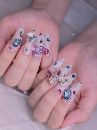 ネイル 長さだし専門店 M2 rikaのネイルデザイン