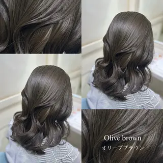 ミディアム カラー 💖ダブルカラー/ ケアカラー/レナ💖のヘアスタイル