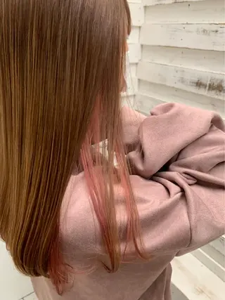 ロング カラー mihoko/ ニュアンスパーマのヘアスタイル