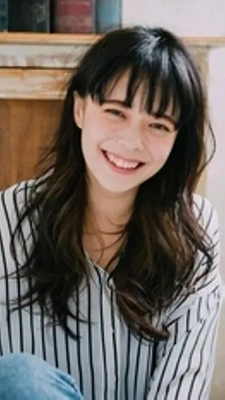 ロング カラー ブリーチなしWカラー /酸性ストレート河本のヘアスタイル