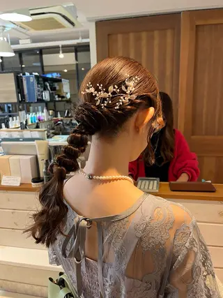 ロング ヘアアレンジ 🌼RIKA KAWAUCHI🌼のヘアスタイル