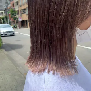 ミディアム カラー bob/ aoiのヘアスタイル