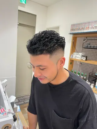 ショート パーマ メンズ メンズパーマ 北原寿樹のヘアスタイル