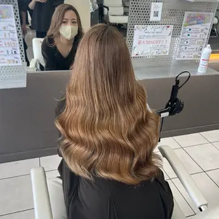 ロング ダブルカラー/ブリ ーチ🪽minoriのヘアスタイル