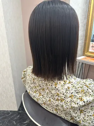 セミロング 髪質改善&トリートメント over hair 長岡京店所属・吉田 翼のヘアスタイル