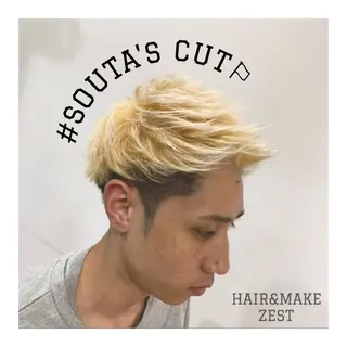 カラー ヘアアレンジ メンズ ange☞ soutaのヘアスタイル