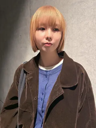ショート カラー 丸山渉/表参道 レイヤーボブのヘアスタイル