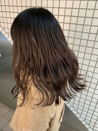 セミロング 🫧透明感カラー/ ボブ/小笠原汐海🪽のヘアスタイル