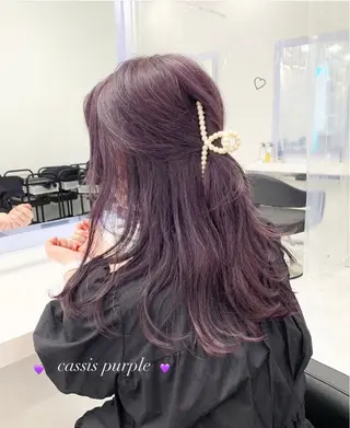 カラー RIKO👼🏻💓 韓国ガーリーのヘアスタイル