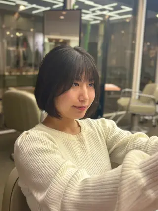 ショート riko表参道/ ボブ/アンニュイヘアのヘアスタイル