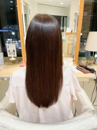 セミロング カラー 大谷 優馬のヘアスタイル