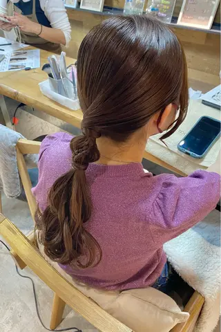 ロング ヘアアレンジ 菊地 紗矢のヘアスタイル