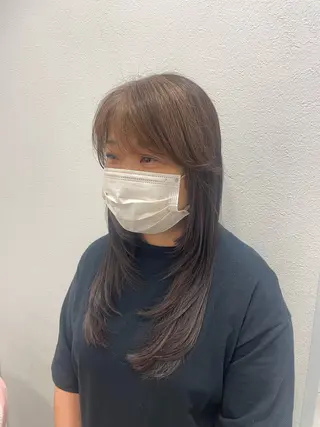 セミロング 𝐲𝐮𝐫𝐚🩰 湘南台/大人ショートのヘアスタイル