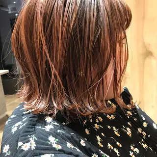 ミディアム 所渉/韓国レイヤー /ウルフカットのヘアスタイル