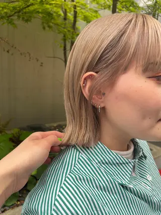 ショート ace share salon所属・Yurina 💖透明感カラー💖のヘアスタイル