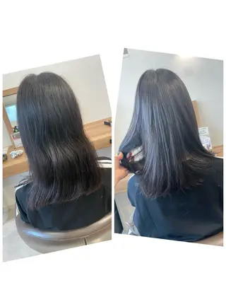 ミディアム パーマ no4ナチュラル戸祭所属・山越 美裕樹のヘアスタイル