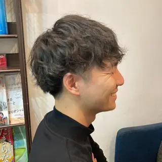 パーマ メンズ hair salon mtm所属・🕊mtm🫧梅田/ 定額制/透明感/艶髪のヘアスタイル