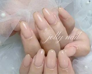 ネイル Jolly チップ長さだしのネイルデザイン